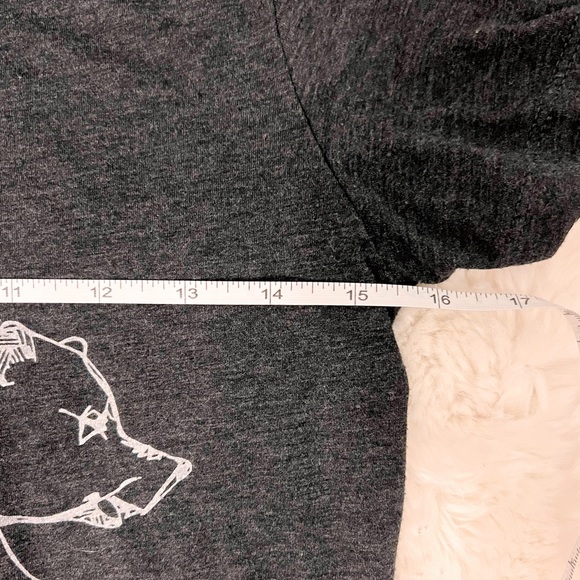 NWOT Alaskan Hand-Printed Women Slim Tee Bear Orig Design x Frost + Fur Sz Small - Picture 8 of 9